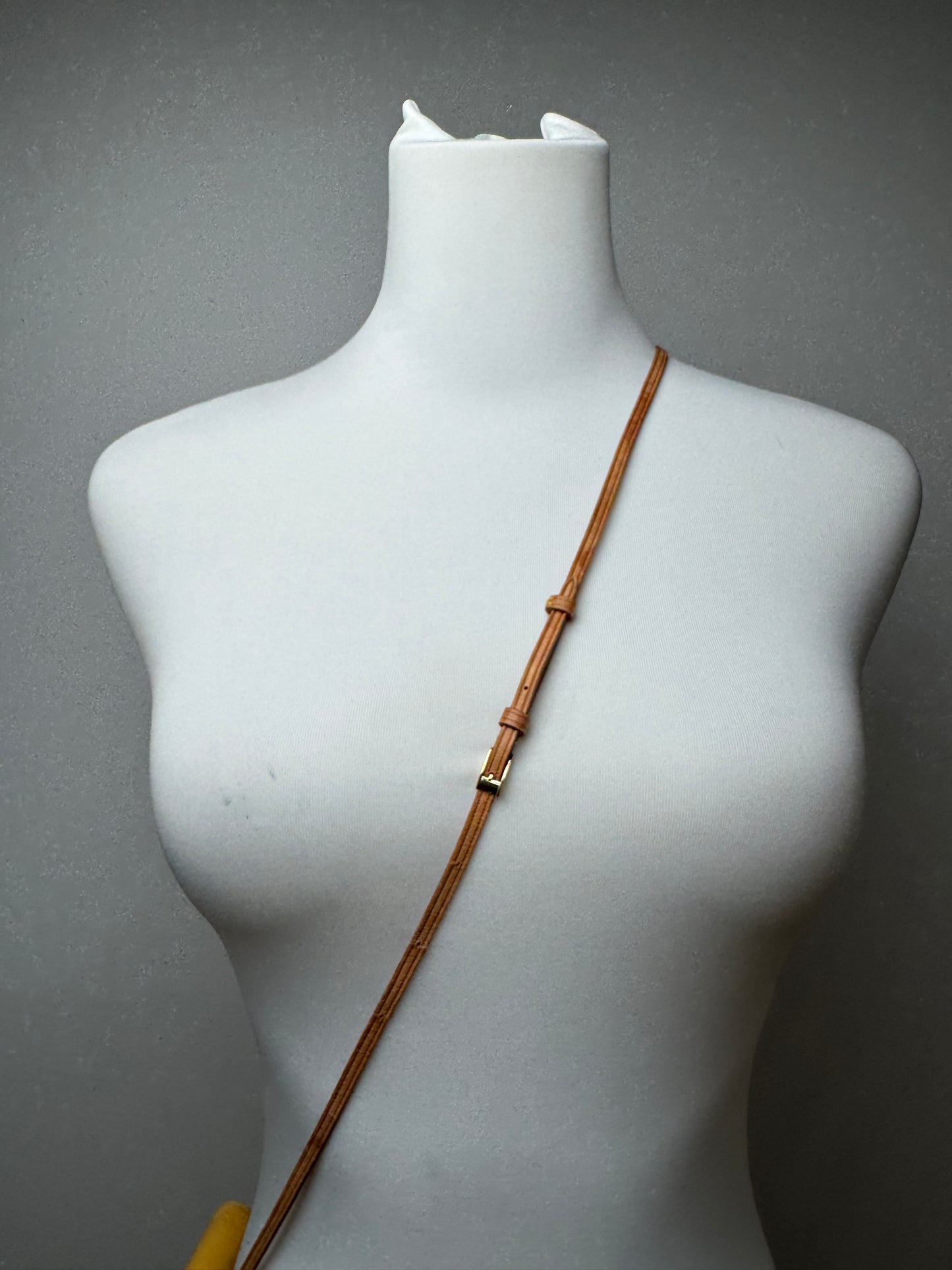 Vintage Louis Vuitton Vernis Leather Messenger Bag Yellow