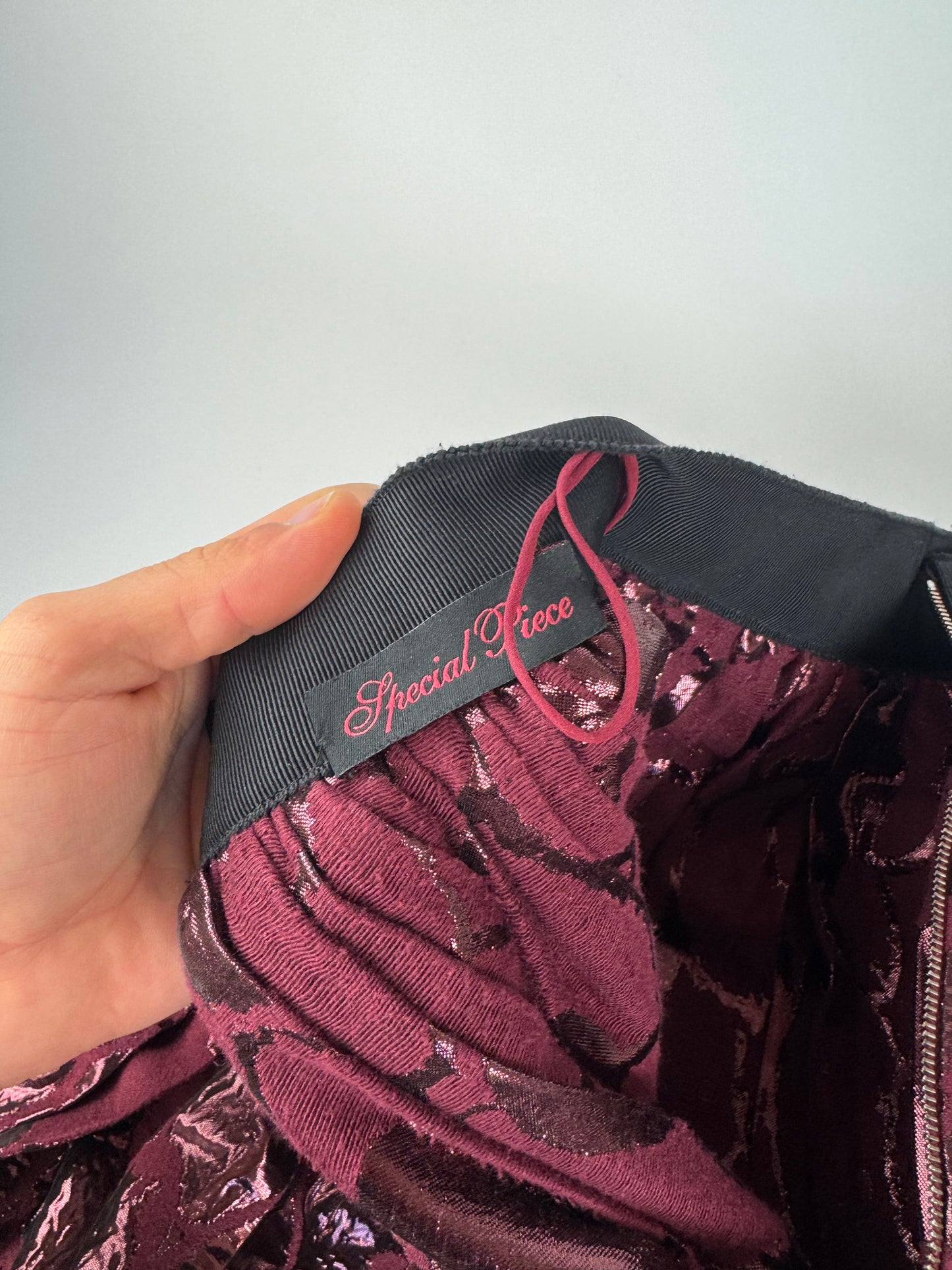 Vintage Dolce & Gabbana Special Edition Skirt purple/black 40/L