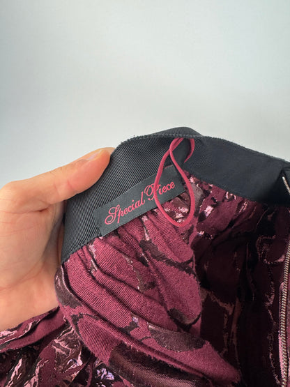 Vintage Dolce & Gabbana Special Edition Skirt purple/black 40/L