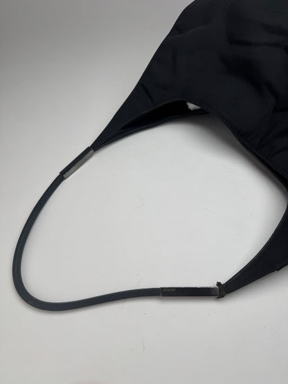 Vintage Gucci Canvas / Leather bag black