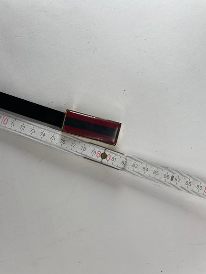 Vintage Gucci Leather Belt Black