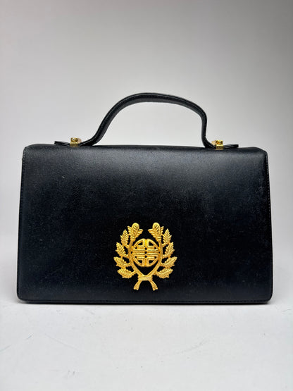 Vintage Givenchy 4G Leather Bag black