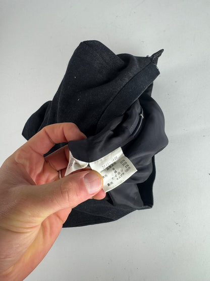 Vintage Balenciaga Wool Skirt Black 34/XS