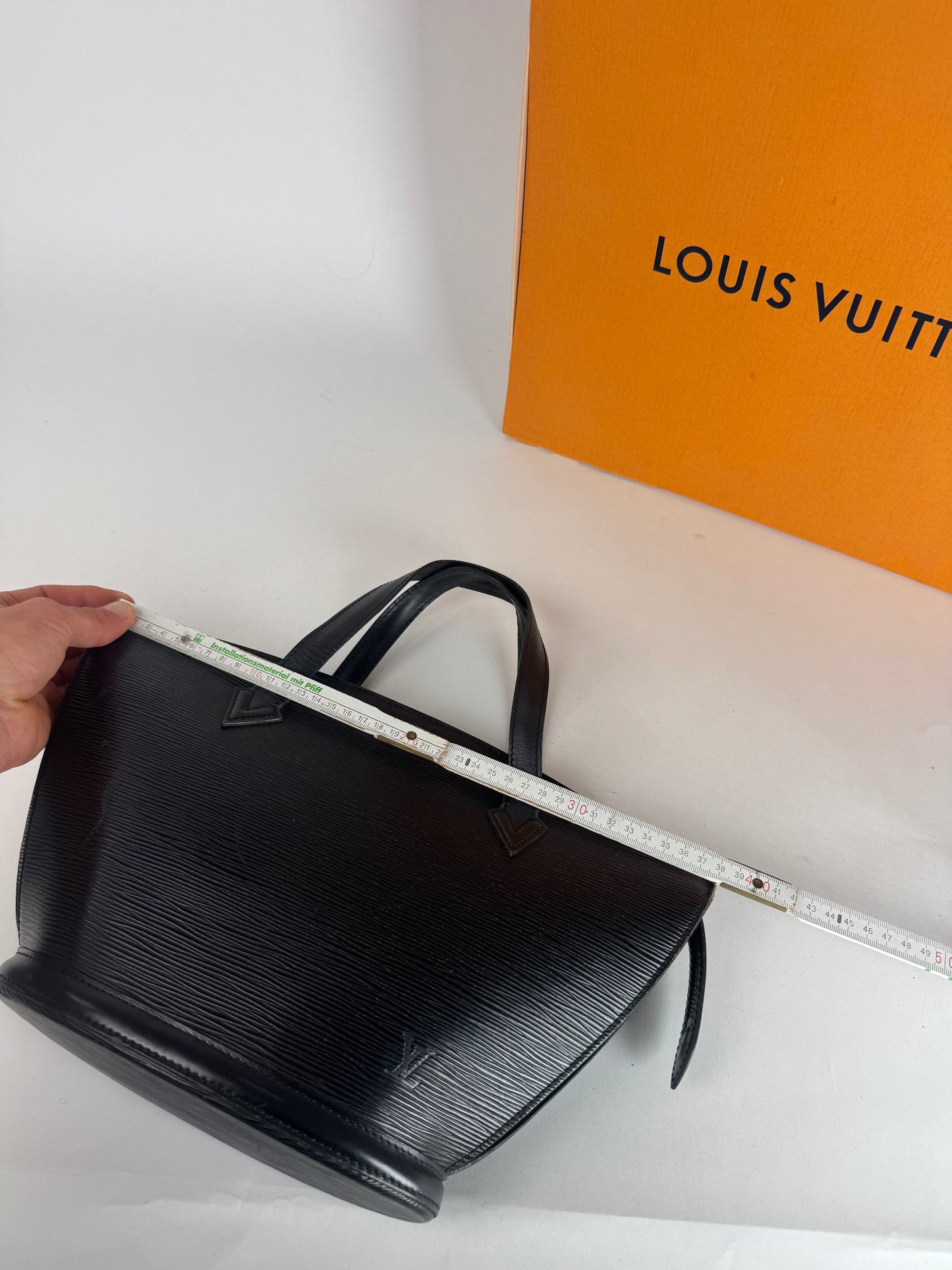 Vintage Louis Vuitton Saint Jacques Bag EPI Leather black
