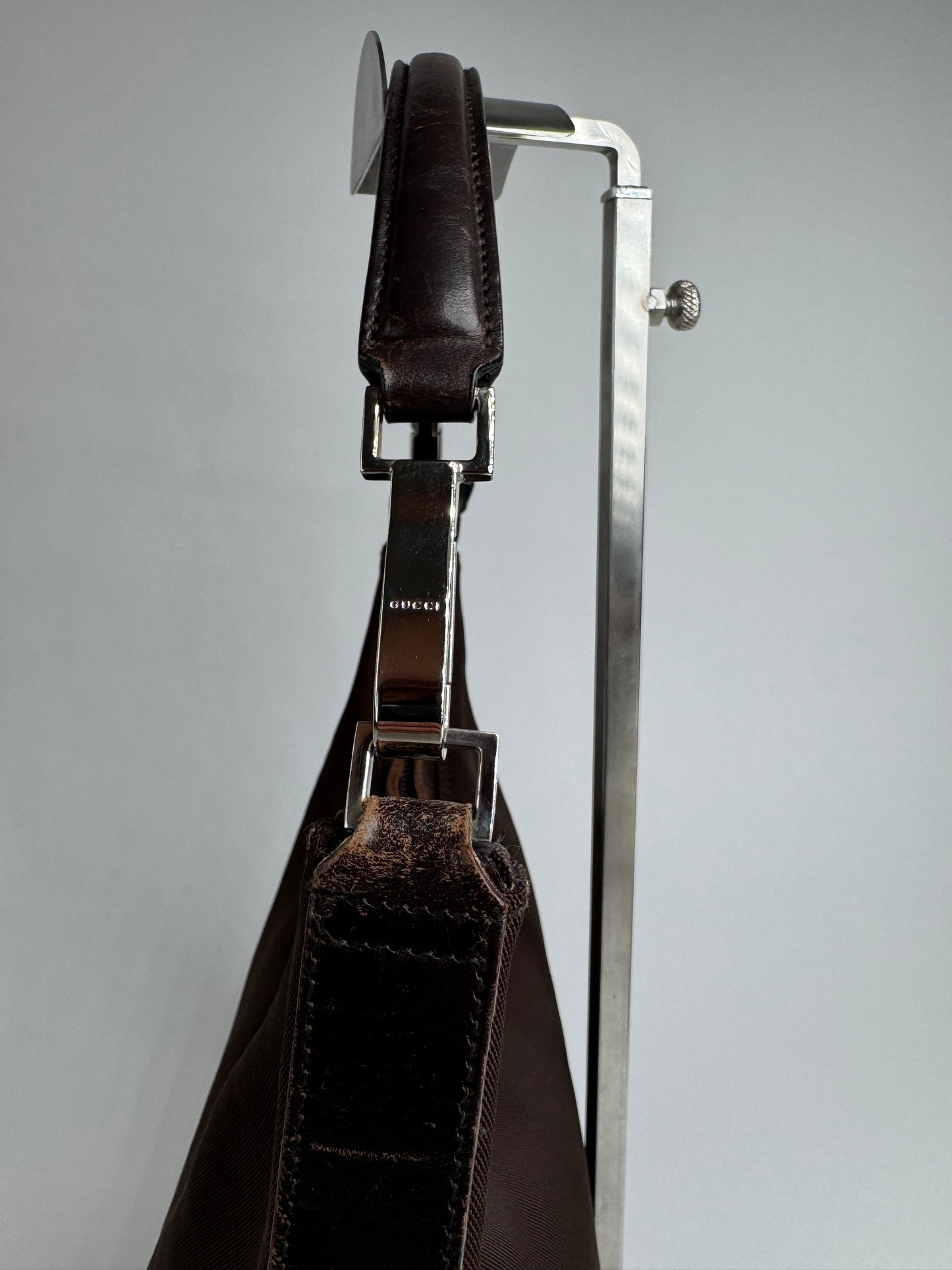 Vintage Gucci Canvas Bag Brown