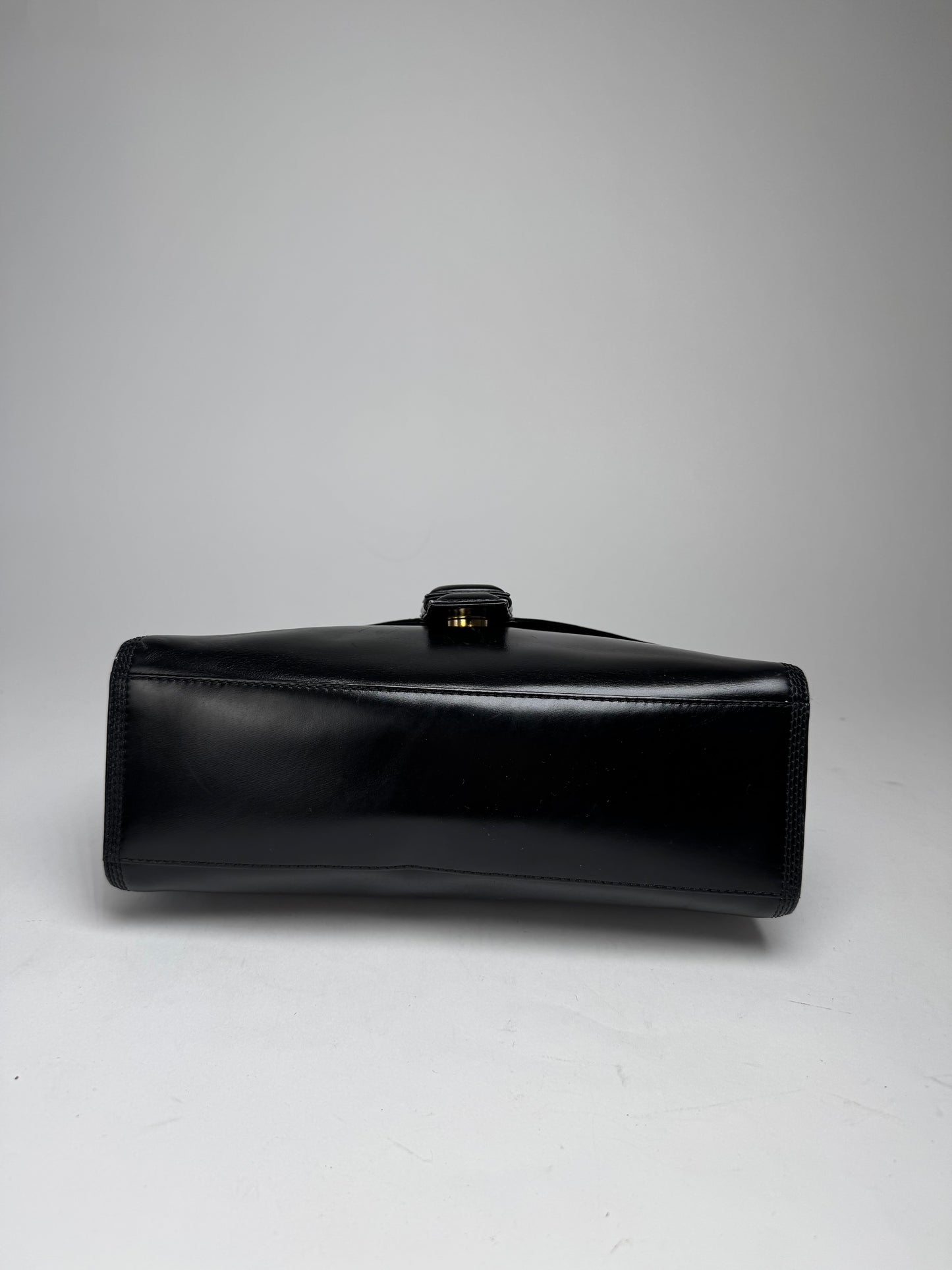 Vintage Loewe Madrid Puzzle Leather Bag black