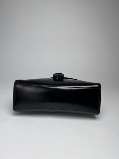 Vintage Loewe Madrid Puzzle Leather Bag black