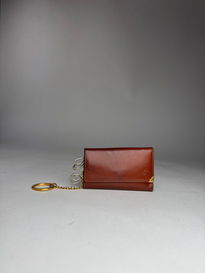 Vintage Loewe Madrid Leather Key Holder Brown