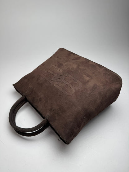 Vintage Balenciaga Suede Bag Brown