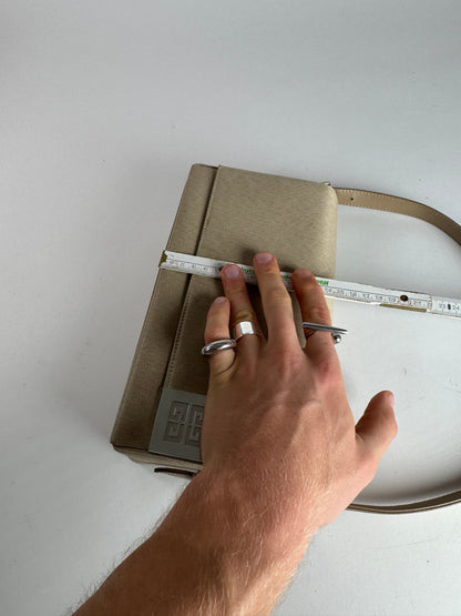 Vintage Givenchy 4G Baguette Bag Beige