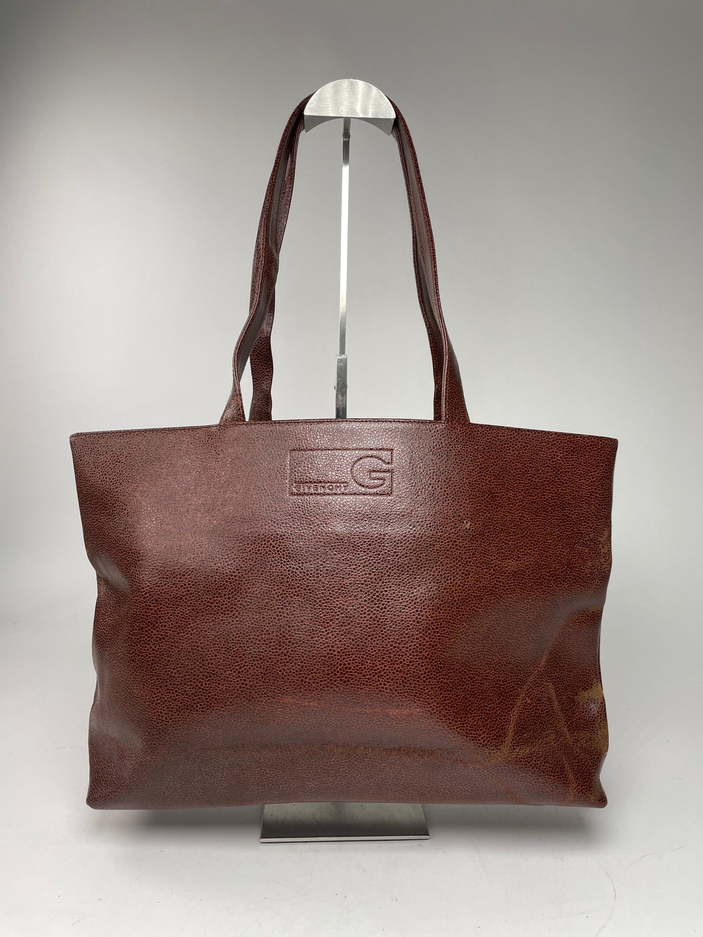 Vintage Givenchy Antigona Leather Shopper Bag Brown