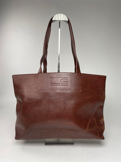 Vintage Givenchy Antigona Leather Shopper Bag Brown