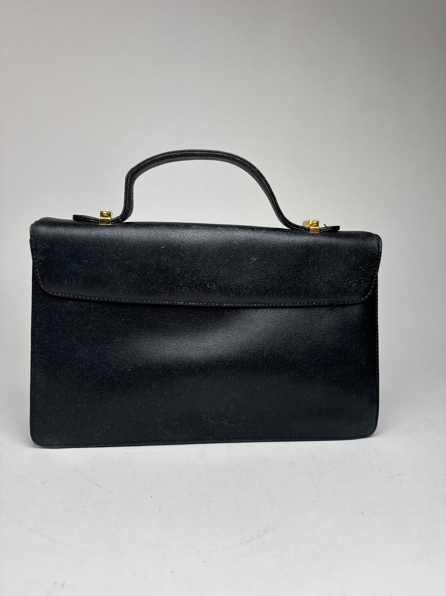 Vintage Givenchy 4G Leather Bag black