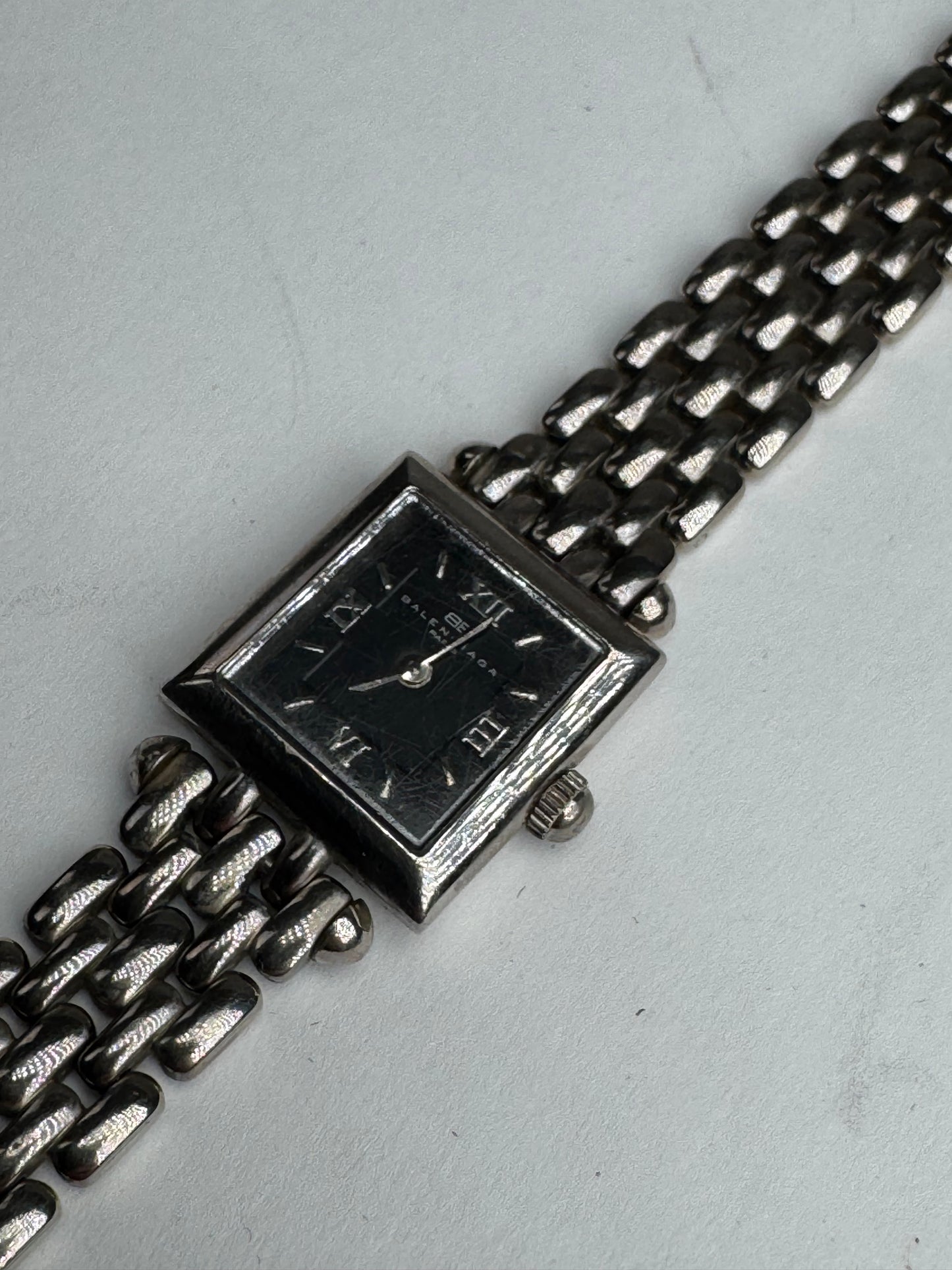 Montre Balenciaga vintage en acier