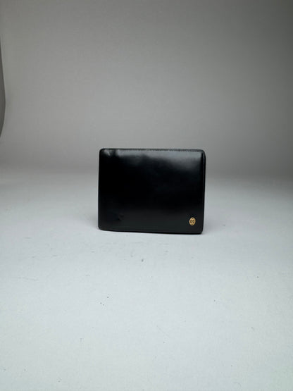 Vintage Cartier Leather Card Holder Black