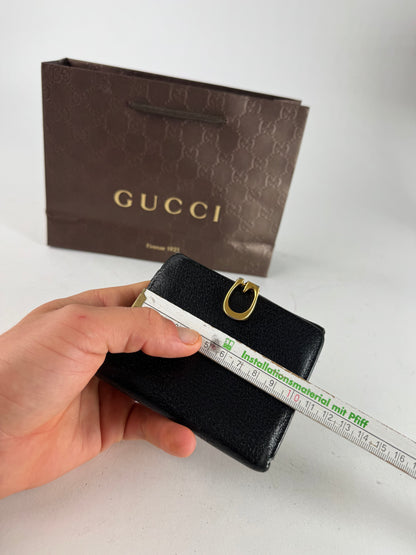 Vintage Gucci Leather Wallet Black