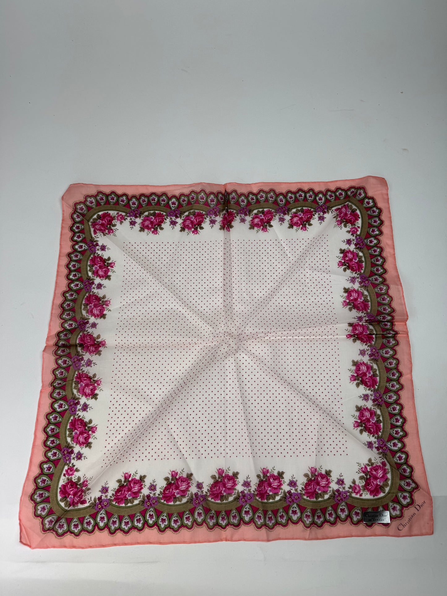 Vintage Dior Silk Scarf