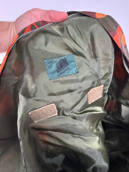 Vintage Jean Paul Gaultier Canvas Duffel Bag Orange / Dark Green