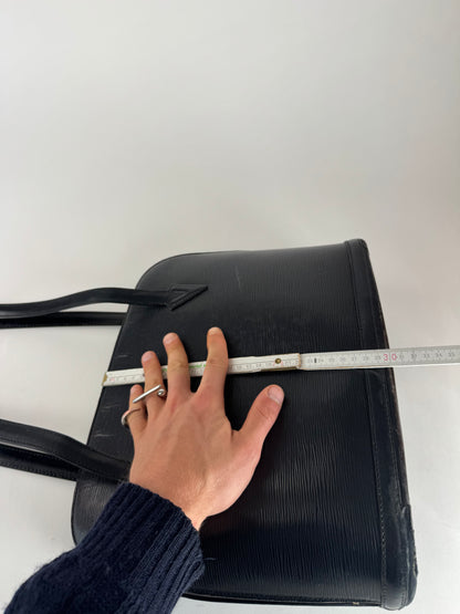 Vintage Louis Vuitton ALMA PM EPI Leather Bag Black