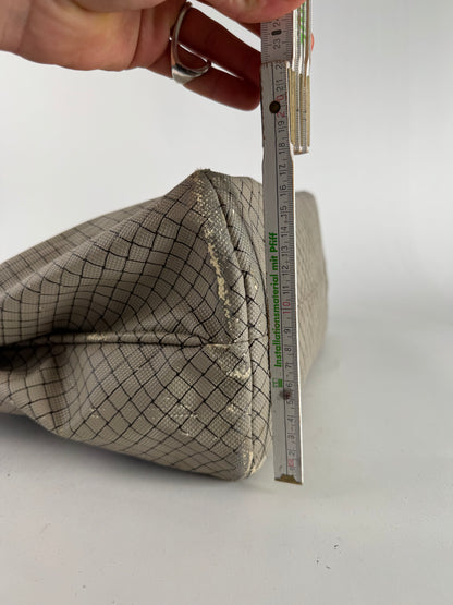 Vintage Bottega Veneta Andiamo Shopper Grey Brown