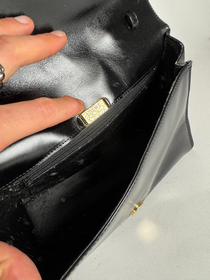 Vintage Loewe Madrid Puzzle Leather Bag black