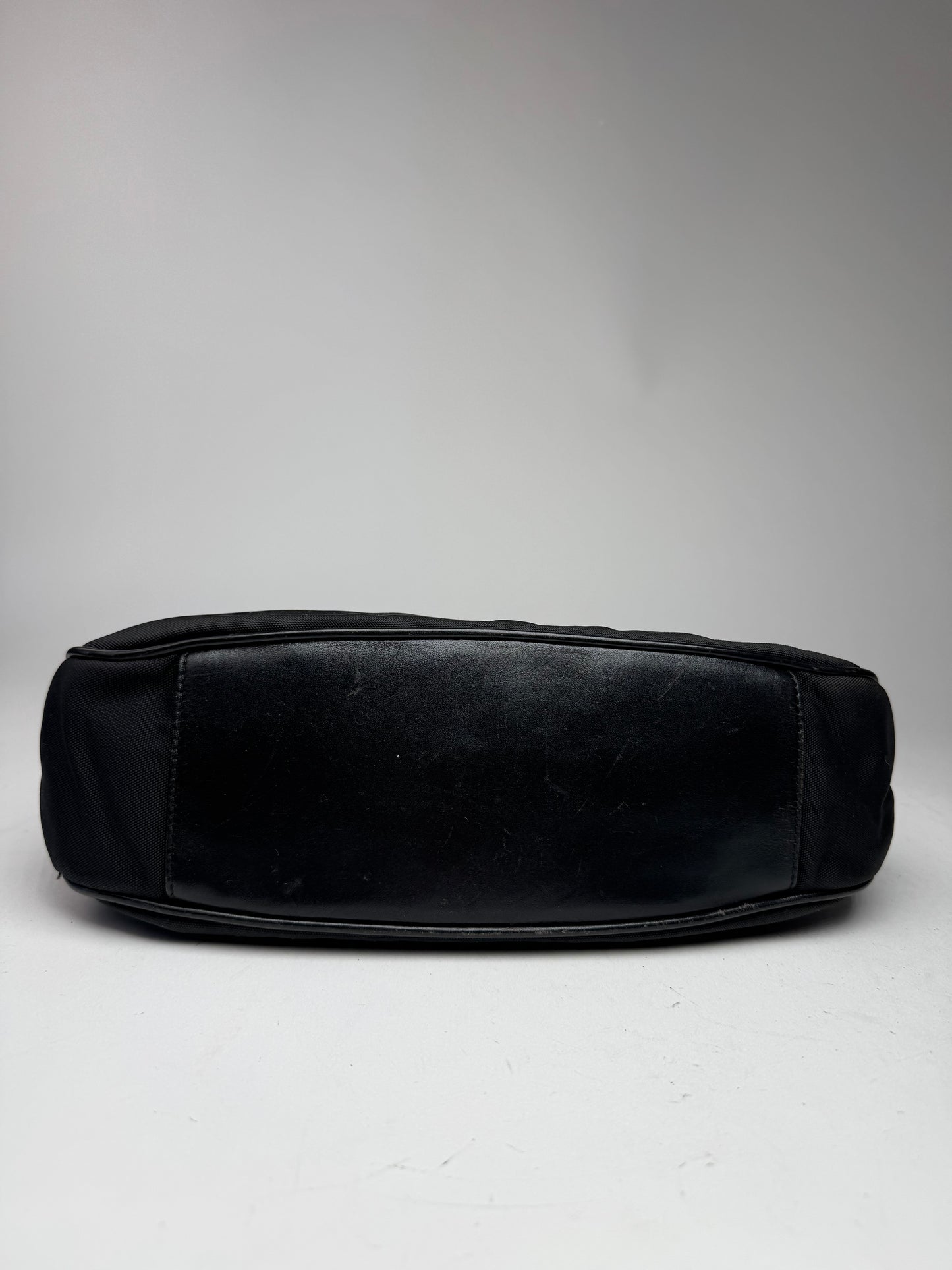 Vintage Gucci Bamboo Top Handle Bag Black