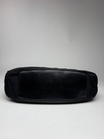 Vintage Gucci Bamboo Top Handle Bag Black