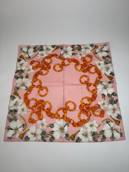 Vintage Celine Paris Silk/Canvas Scarf