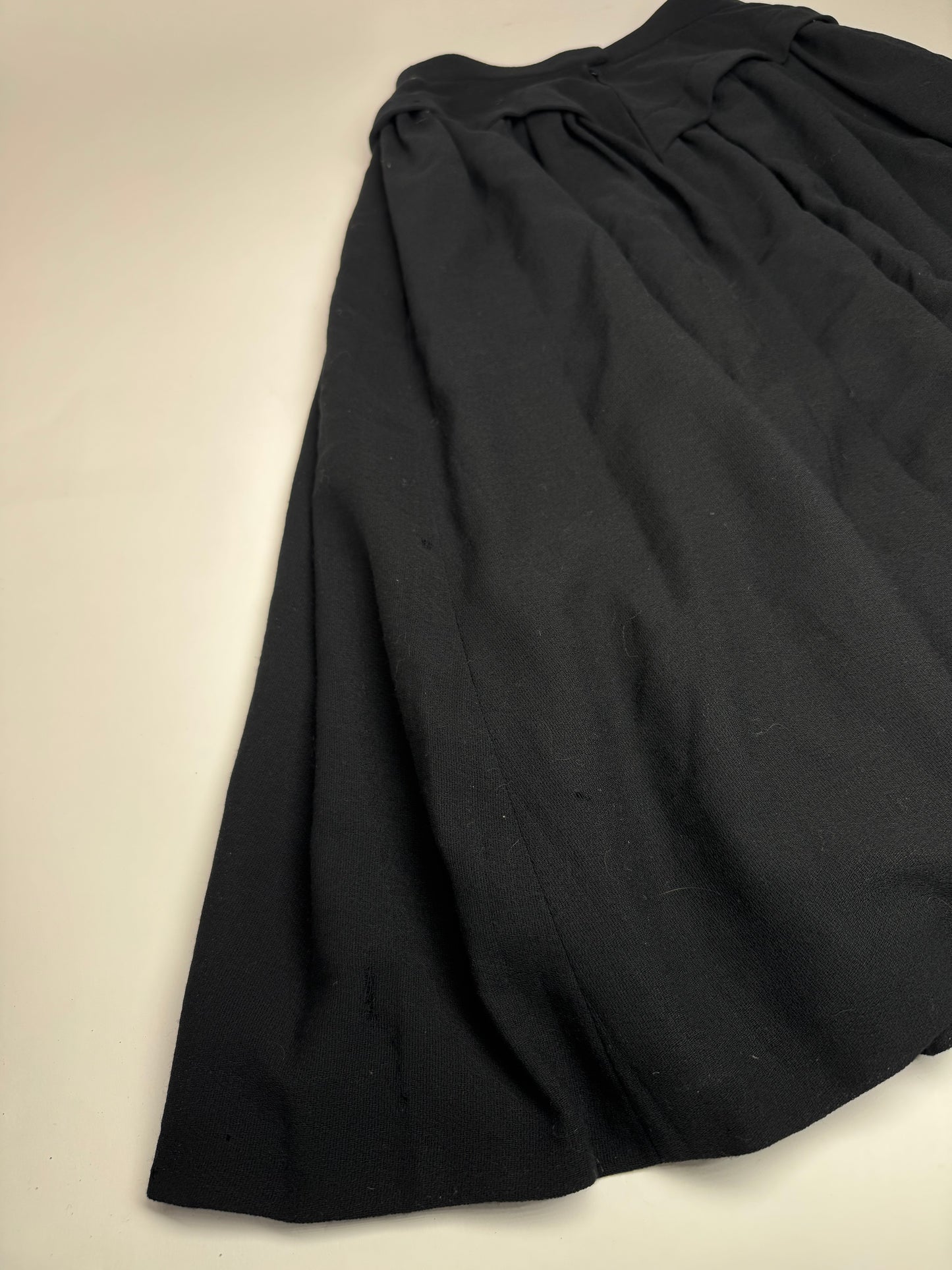 Vintage Dior Wool Skirt black M