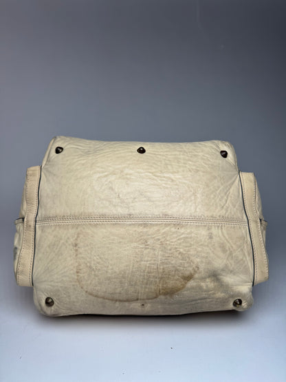 Vintage Chloe Leather Bag Beige
