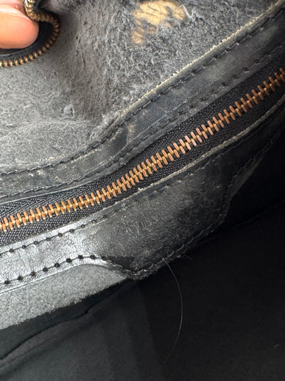 Vintage Louis Vuitton ALMA PM EPI Leather Bag Black