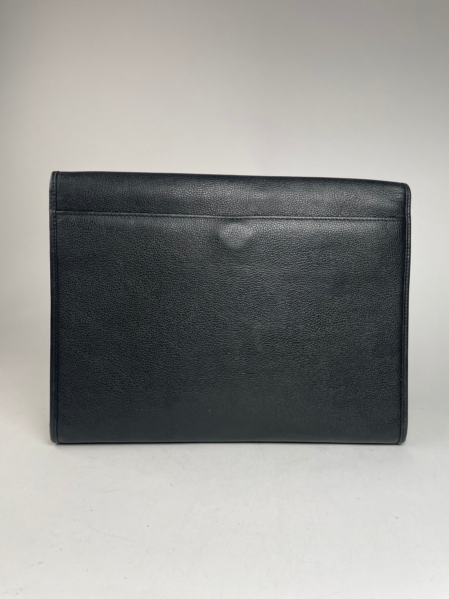 Vintage Givenchy GV3 Leather Clutch Black