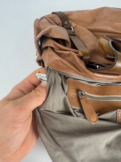 Vintage Marni 2Way Leather Bag Brown