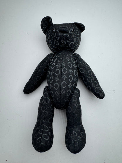 Vintage Celine Paris Canvas Monogramm Teddy Bear black