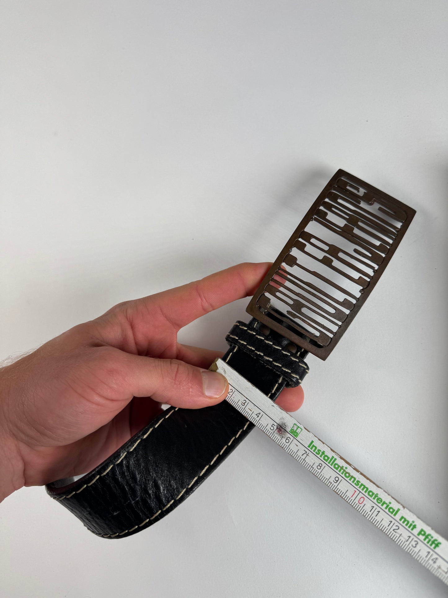 Vintage Jean Paul Gaultier Leather Belt Brown