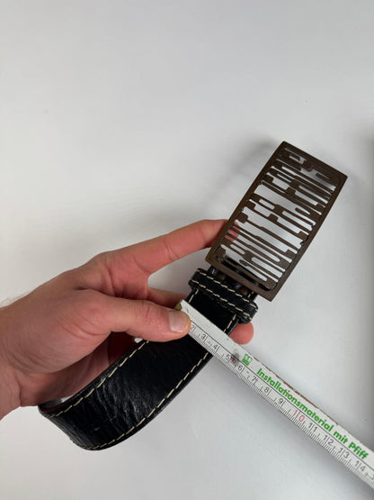 Vintage Jean Paul Gaultier Leather Belt Brown