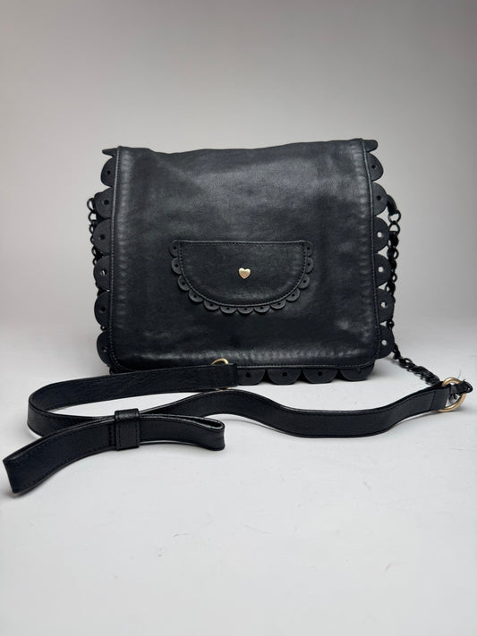 Vintage Chloe Leather Shoulder Bag black