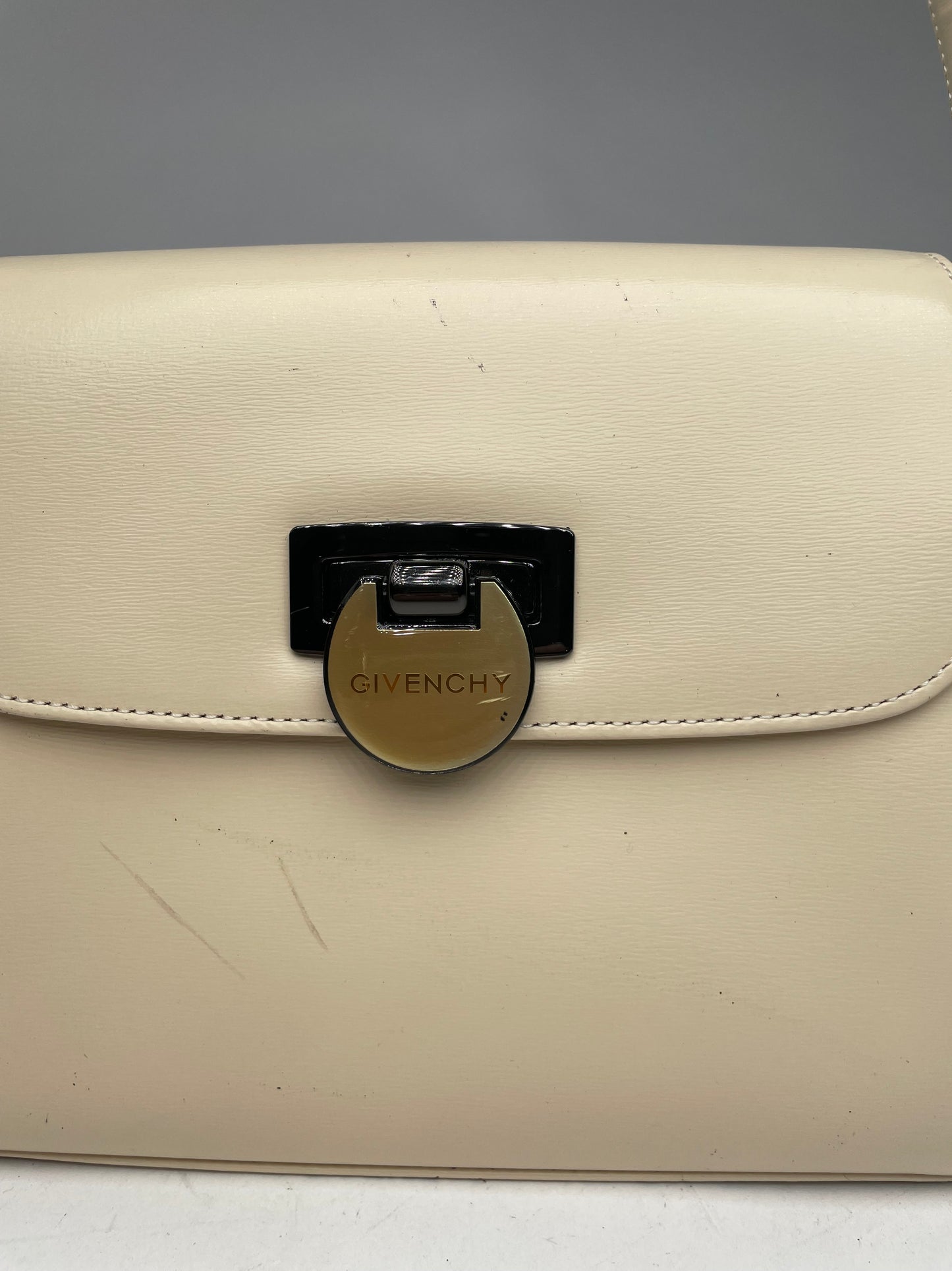 Vintage Givenchy Antigona Leather Bag beige