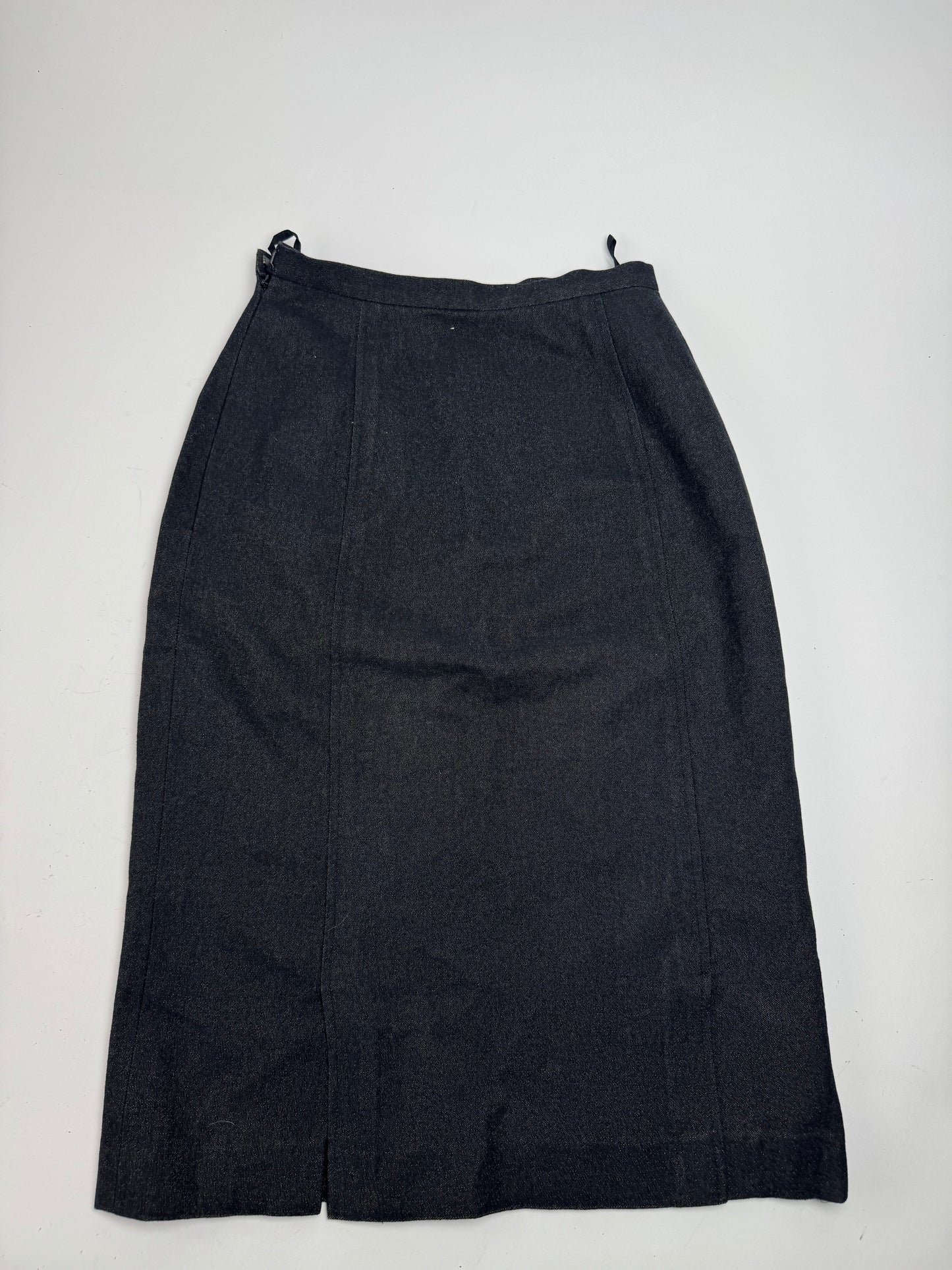 Vintage Balenciaga Wool Skirt Black 34/XS