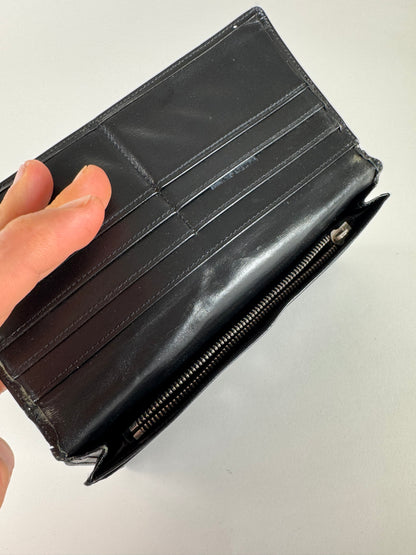 Vintage Cartier Patent Leather ID Holder Black