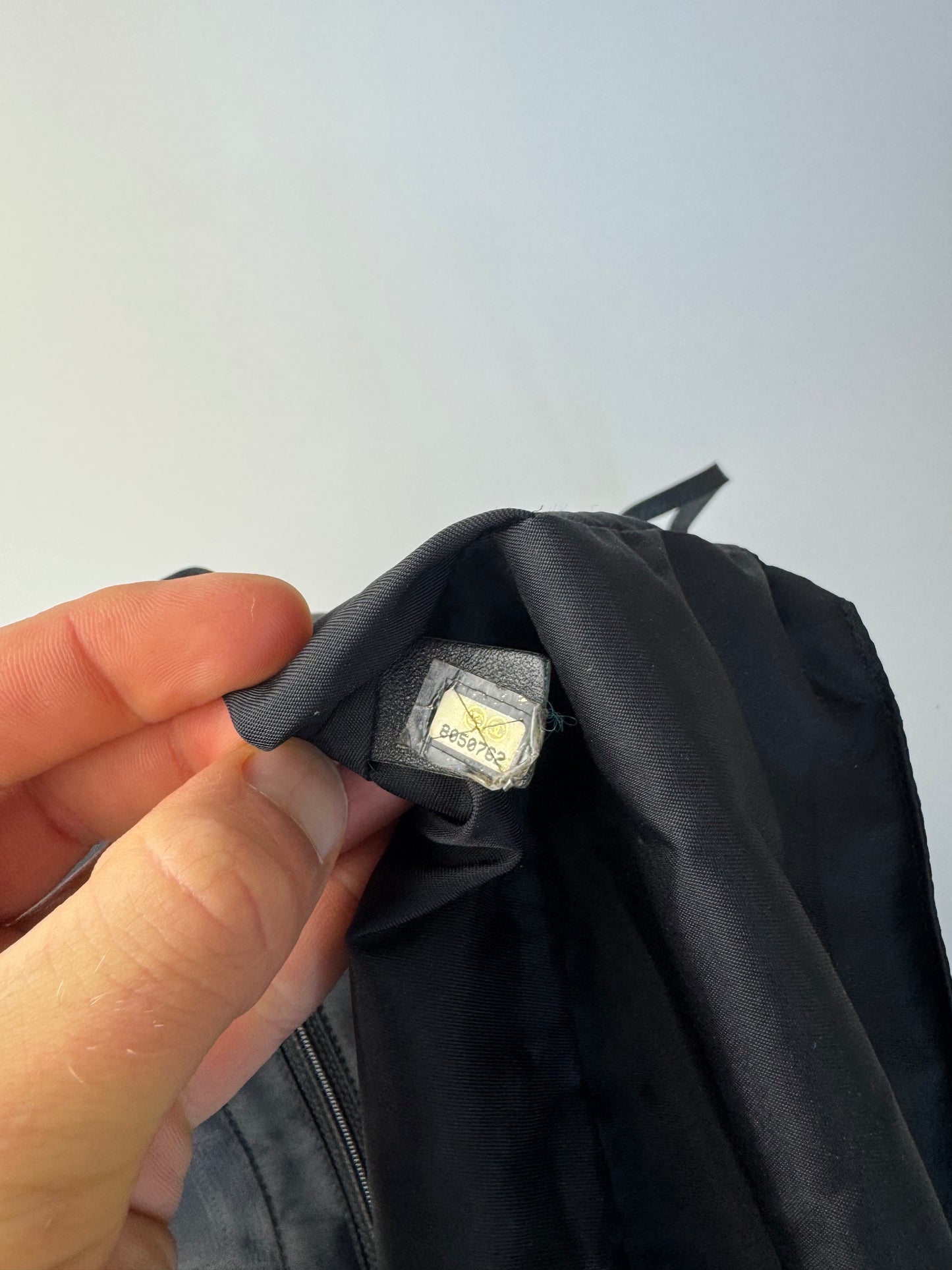 Vintage Chanel Canvas Monogram Shopper Black