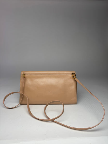 Vintage Chloe Leather Shoulder Bag Rose