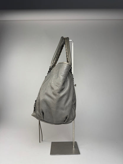 Vintage Balenciaga City Bag Shopper Grey