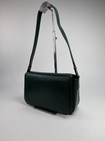 Vintage Givenchy 4G Leather Bag green
