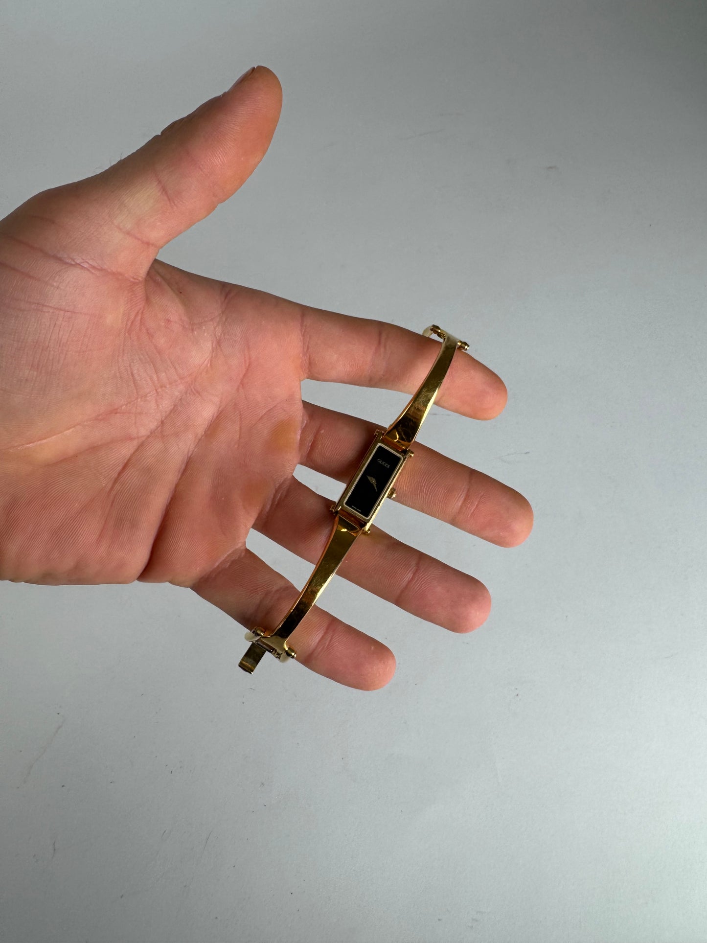 Vintage Gucci Horsebit Steel Watch golden