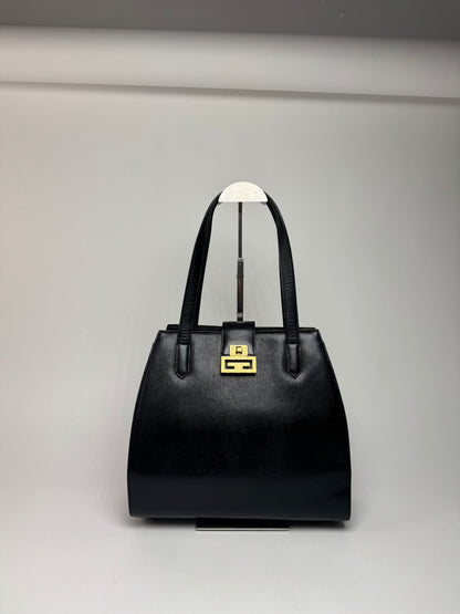 Vintage  Givenchy 4G Leather Bag Black