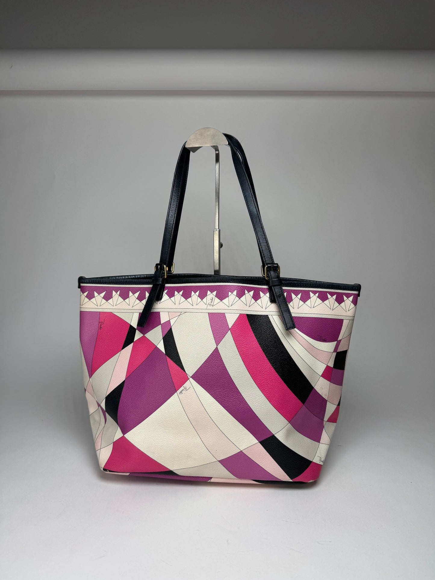 Vintage Emilio Pucci Leather Shopper