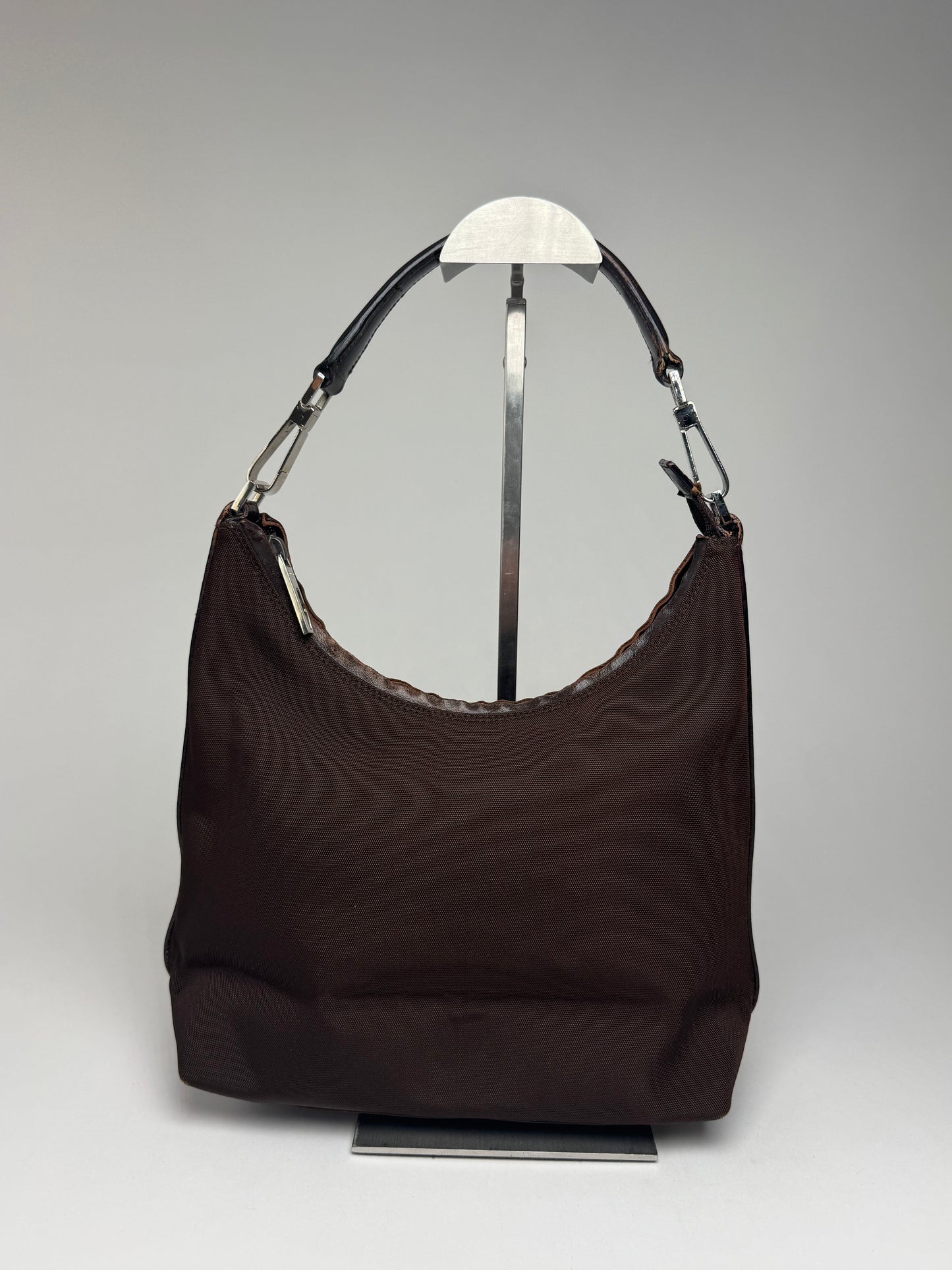 Vintage Gucci Canvas Bag Brown