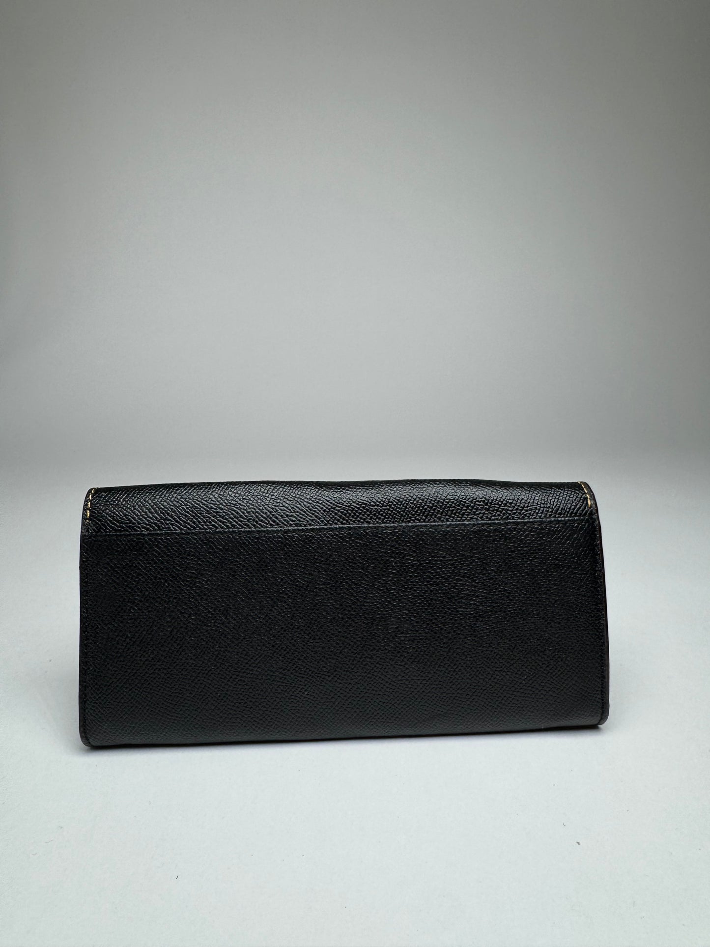 Vintage Coach Leather Wallet Black