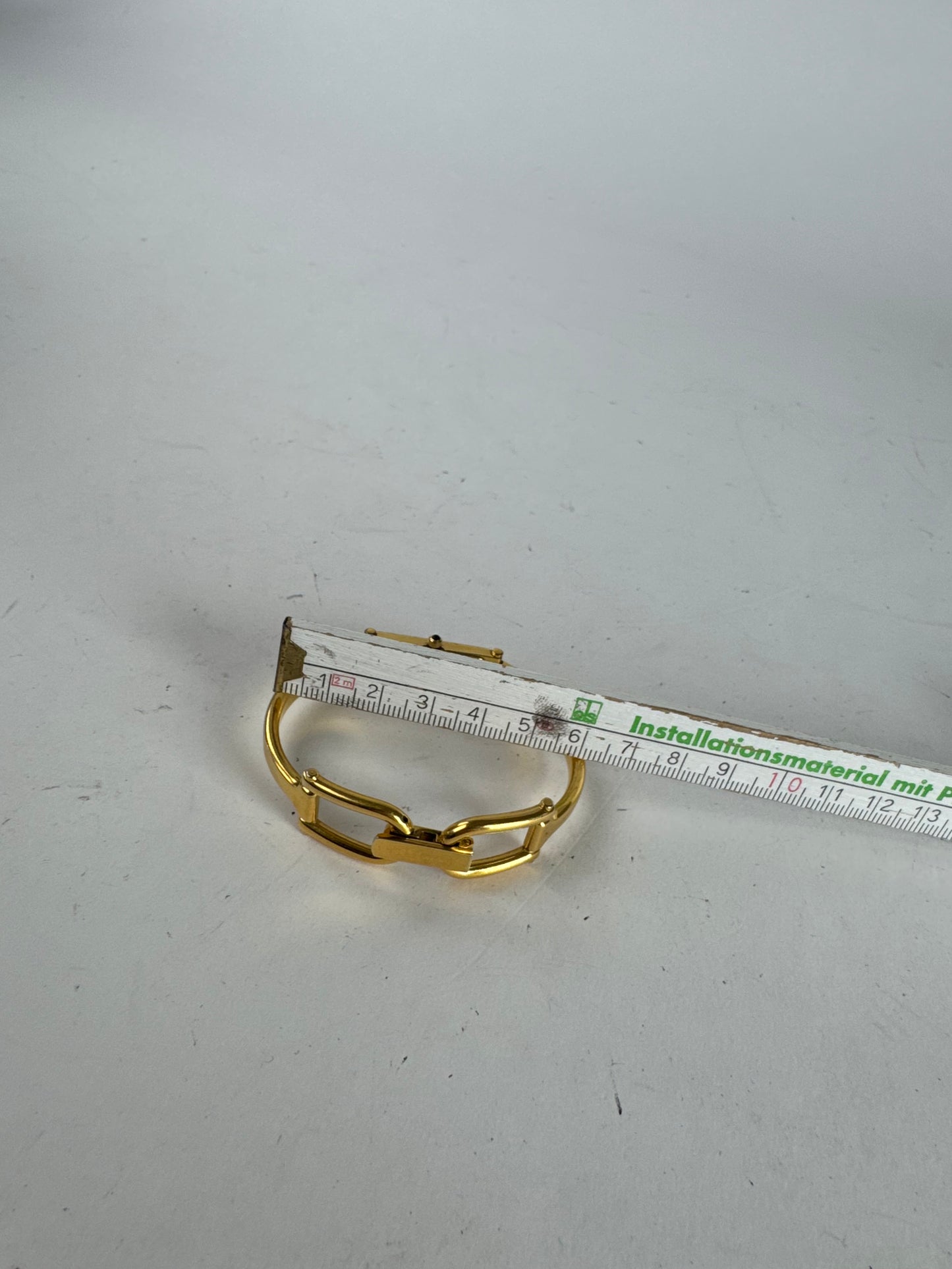 Vintage Gucci Horsebit Watch steel golden